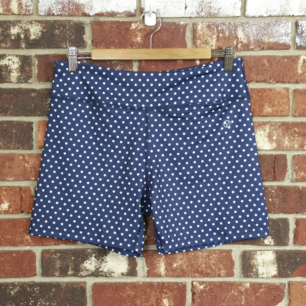 Vogo Athletica Polka-dot Active Wear Shorts 5"